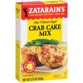 Zatarains Seafood Crab Cake Mix, 5.75 Ounce -- 12 per case.