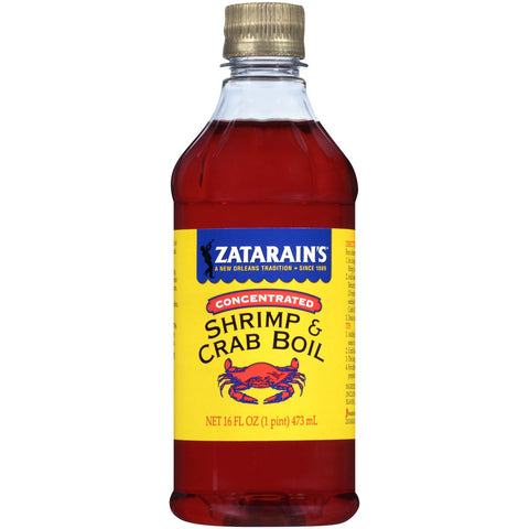 Zatarain's Concentrated Liquid Shrimp and Crab Boil, 16 ounce -- 12 per case