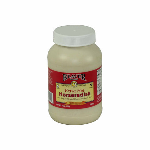 Beaver Extra Hot Horseradish, 34 Ounce -- 12 per case.