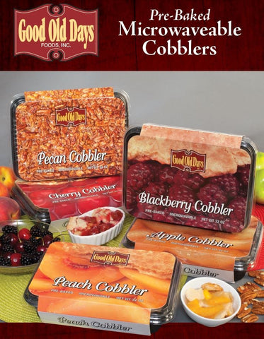 Good Old Days Old Fashioned BlackBerry Cobbler - Prebaked, 2 Pound -- 6 per case.