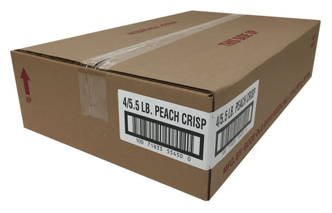 Good Old Days Peach Crisp, 5.5 Pound -- 4 per case.