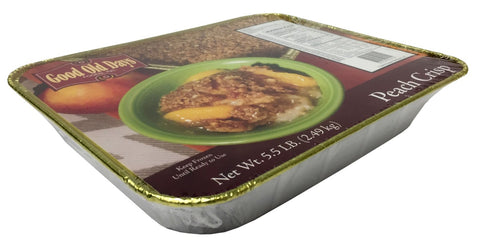 Good Old Days Peach Crisp, 5.5 Pound -- 4 per case.