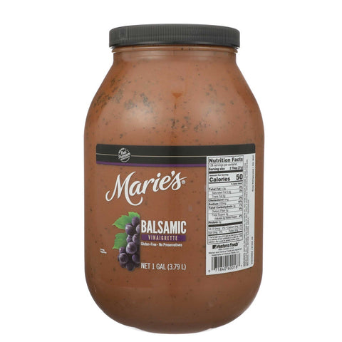 Maries Balsamic Vinaigrette Dressing, 1 Gallon Jar -- 2 per case