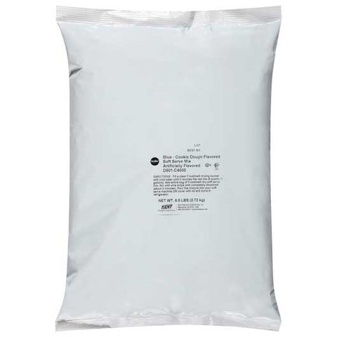 Frostline Blue Cookie Dough Flavored Soft Serve Mix, 6 Pound -- 6 per case