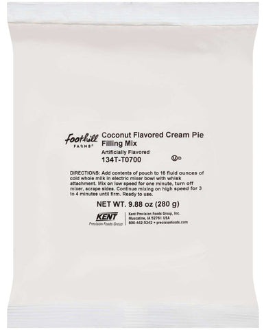 Foothill Farms Coconut Flavored Cream Pie Filling Mix, 9.88 Ounce -- 12 per case