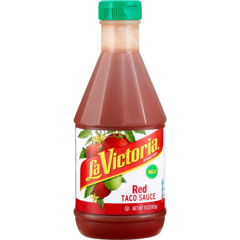 La Victoria Red Taco Sauce, Mild Retail, 15 Ounce -- 12 Case