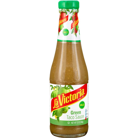 La Victoria Green Taco Sauce, Mild Retail,12 Ounce -- 12 Case