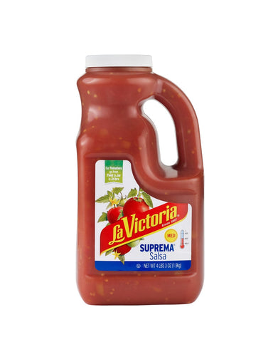 La Victoria Salsa, Medium Suprema With Onion, .5 Gallon -- 6 Case