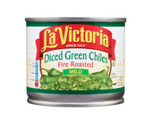 La Victoria Diced Green Chile Pepper, Mild, Retail, 7 Ounce -- 24 Case
