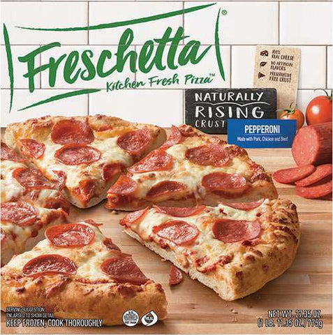 Freschetta Naturally Rising Crust Pepperoni Pizza, 27.35 Ounce -- 14 per case.