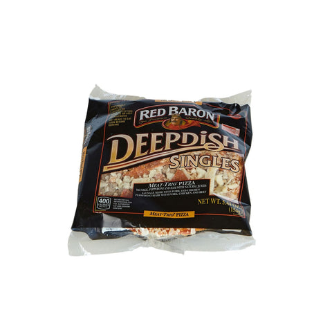 Schwans Red Baron Meat Trio Par Baked Pizza, 6 Ounce -- 12 per case.