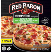 Red Baron Deep Dish Singles Supreme Pizza, 11.5 Ounce -- 12 per case.