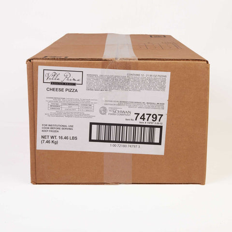 Villa Prima Scratch Ready Cheese Pizza, 12 inch -- 12 per case.