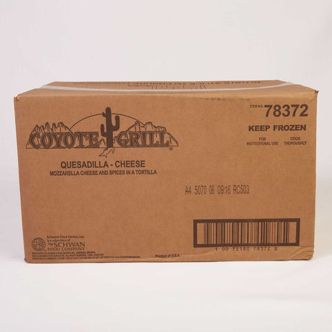 Coyote Grill 51 Percent Whole Grain Cheese Quesadilla -- 96 per case.