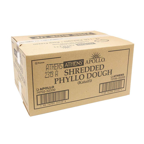 Athens Foods Kataifi Shredded Fillo Dough, 16 Ounce -- 12 per case.