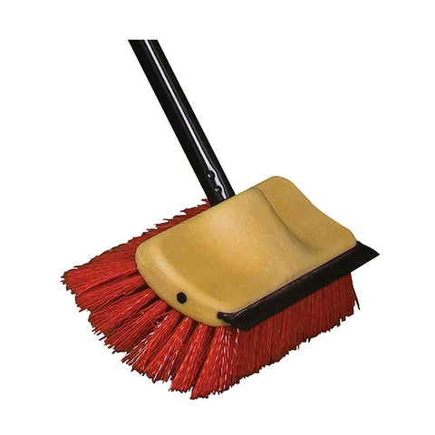O Cedar Bi Level Floor Scrub Brush with Squeegee and Handle -- 6 per case.