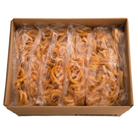 Mccain Reduced Sodium Crispy Bakeable Seasoned Spirals, 24 Pound -- 6 per case.