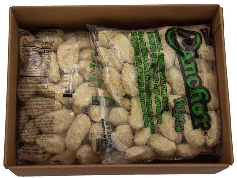 Anchor Poppers Breaded Original Cheddar Cheese Stuffed Jalapenos, 4 Pound -- 4 per case