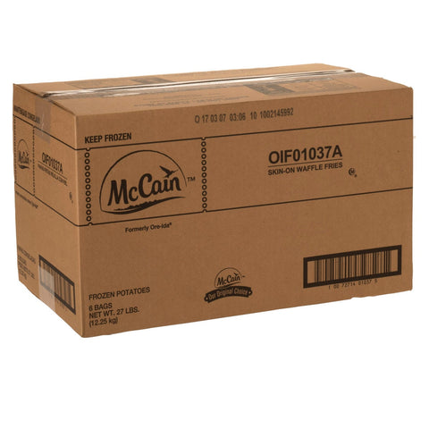 McCain Ore Ida Cross Trax Waffle Potato Fry, 4.5 Pound -- 6 per case.
