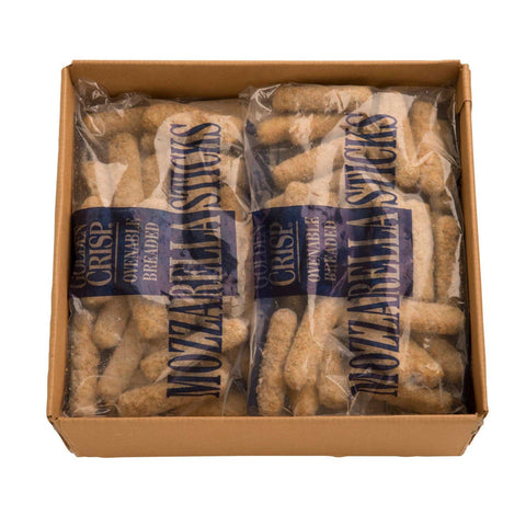 McCain Golden Crisp Breaded Ovenable Mozzarella Stick - Appetizer, 2 Pound -- 6 per case.
