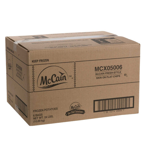 McCain Original 1853 Potato Flat Chips, 4 Pound -- 6 per case.