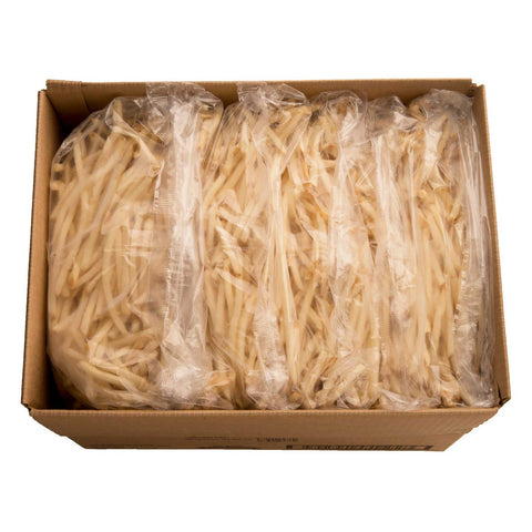 McCain Extra Large Flavor lasts Skin On Julienne Potato Fries, 5 Pound -- 6 per case.