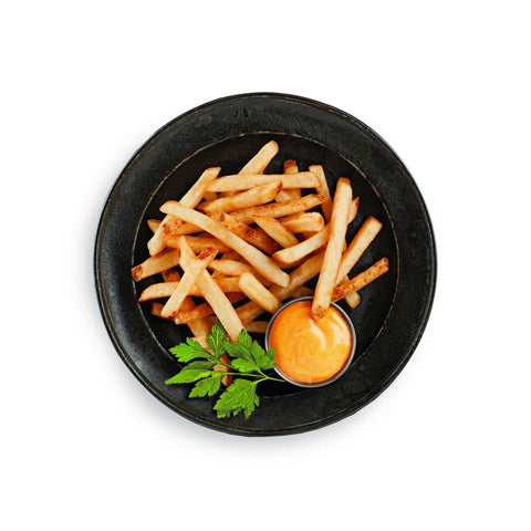 McCain Skin On Fresh Style Fries, 5/16 inch -- 6 per case.