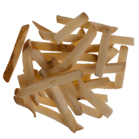 McCain Skin On Fresh Style Blanched Fries, 3/8 inch -- 6 per case.