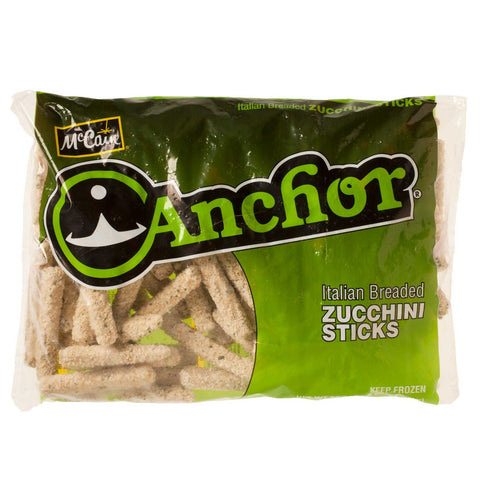 McCain Anchor Italian Breaded Zucchini Stick - Appetizer, 3.5 Pound -- 4 per case.