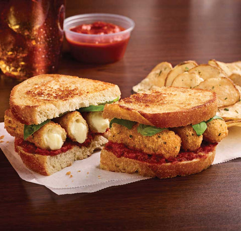 McCain Anchor Italian Breaded Mozzarella Cheese Stick - Appetizer, 4 Pound -- 6 per case.
