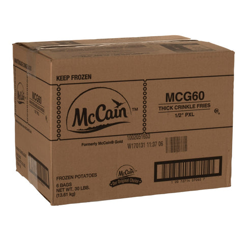 McCain Golden Crinkle Cut Fry, 5 Pound -- 6 per case.