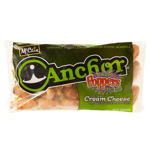 McCain Poppers Breaded Ovenable Cream Cheese Stuffed Jalapeno - Appetizer, 2 Pound -- 6 per case.