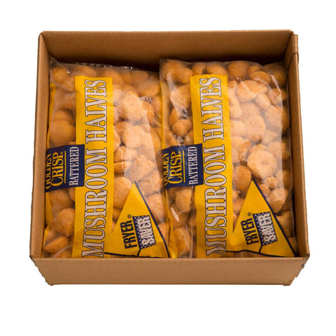 McCain Golden Crisp Battered Halves Mushroom - Appetizer, 2 Pound -- 6 per case.
