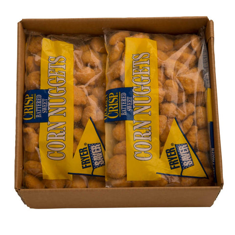McCain Golden Crisp Fryersaver Battered Sweet Corn Nugget - Appetizer, 2 Pound -- 6 per case.