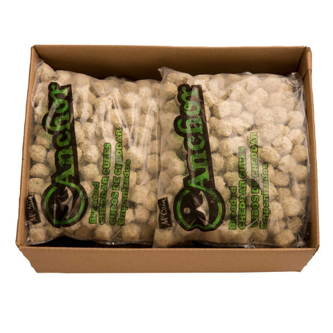 McCain Anchor Breaded Cheddar Cheese Cube - Appetizer, 3 Pound -- 6 per case.