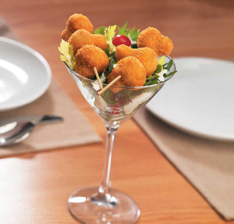 McCain Anchor Breaded Butter Mushroom - Appetizer, 2.5 Pound -- 6 per case.