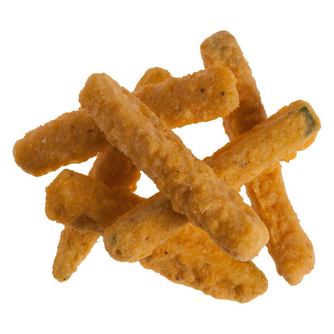 McCain Anchor Battered Zucchini Stick - Appetizer, 2.5 Pound -- 6 per case.