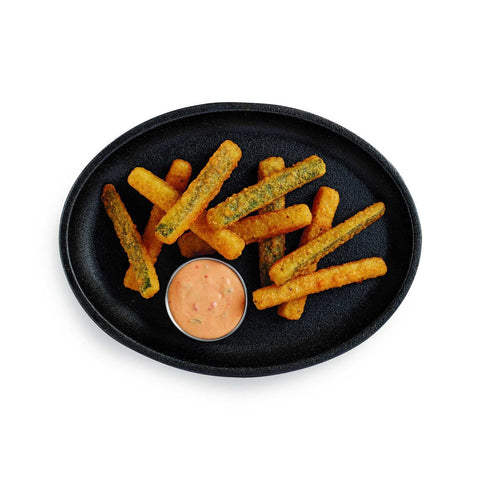 McCain Anchor Battered Zucchini Stick - Appetizer, 2.5 Pound -- 6 per case.