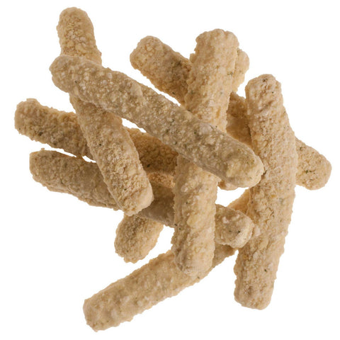 McCain Provolone Garlic Butter Breaded Cheese Stick - Appetizer, 4 Pound -- 2 per case.