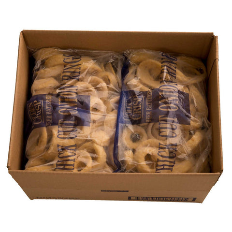 McCain Golden Crisp Beer Battered Thick Cut Onion Ring, 2.5 Pound -- 6 per case.
