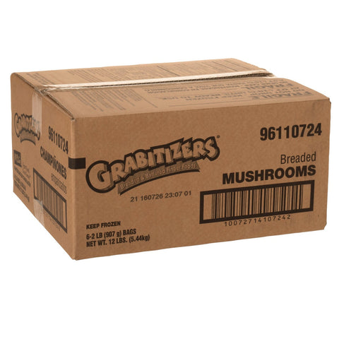 McCain Grabitizer Breaded Mushroom, 2 Pound -- 6 per case.
