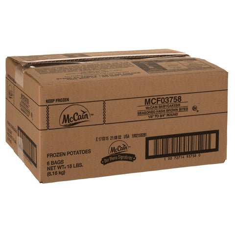 McCain Homestyle Babycakes Mini Potato Pancake, 3 Pound -- 6 per case.