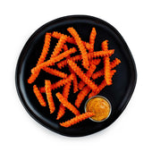 McCain 4 Schools Harvest Splendor Crinkle Cut Sweet Potato Fry, 2.5 Pound -- 6 per case.