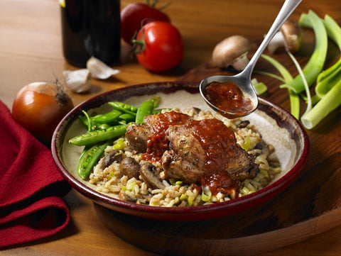 Harvestland Ready To Cook Boneless Skinless Chicken Thigh Filets, 5 Pound -- 4 per case.