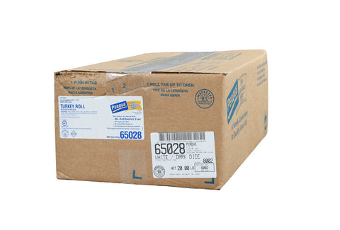 Perdue Farms White and Dark Diced Turkey Meat, 5 Pound -- 4 per case.