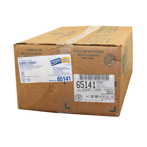 Perdue Farms Cured Dark Meat Julienne Turkey, 1 inch -- 4 per case.