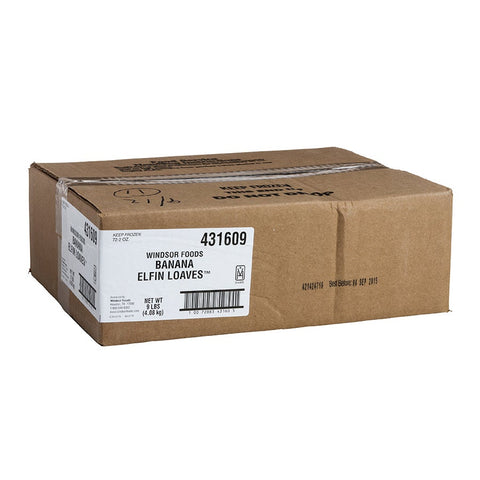 Bernardi Whole Grain Banana Windsor Elfin Loaves, 2 Ounce -- 72 per case.