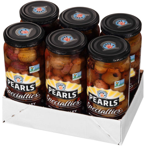 Pearls Specialties Greek Pitted Medley Olives, 6.3 Ounce -- 6 per case.