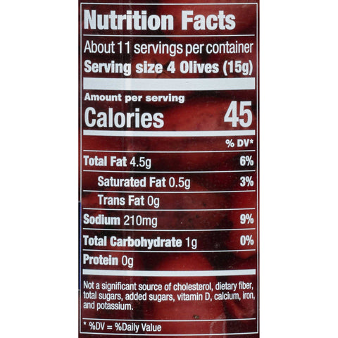 Pearls Specialties Kalamata Pitted Olives, 6 Ounce -- 6 per case.