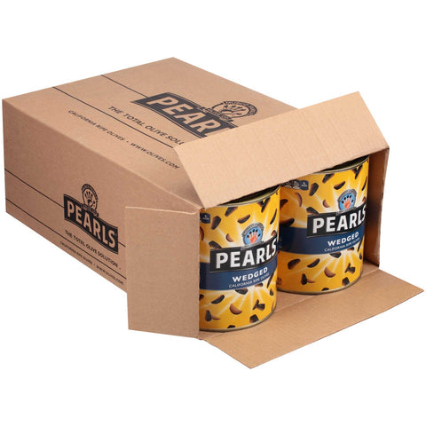 Pearls Wedged Ripe Olives, 55 Ounce -- 6 per case.